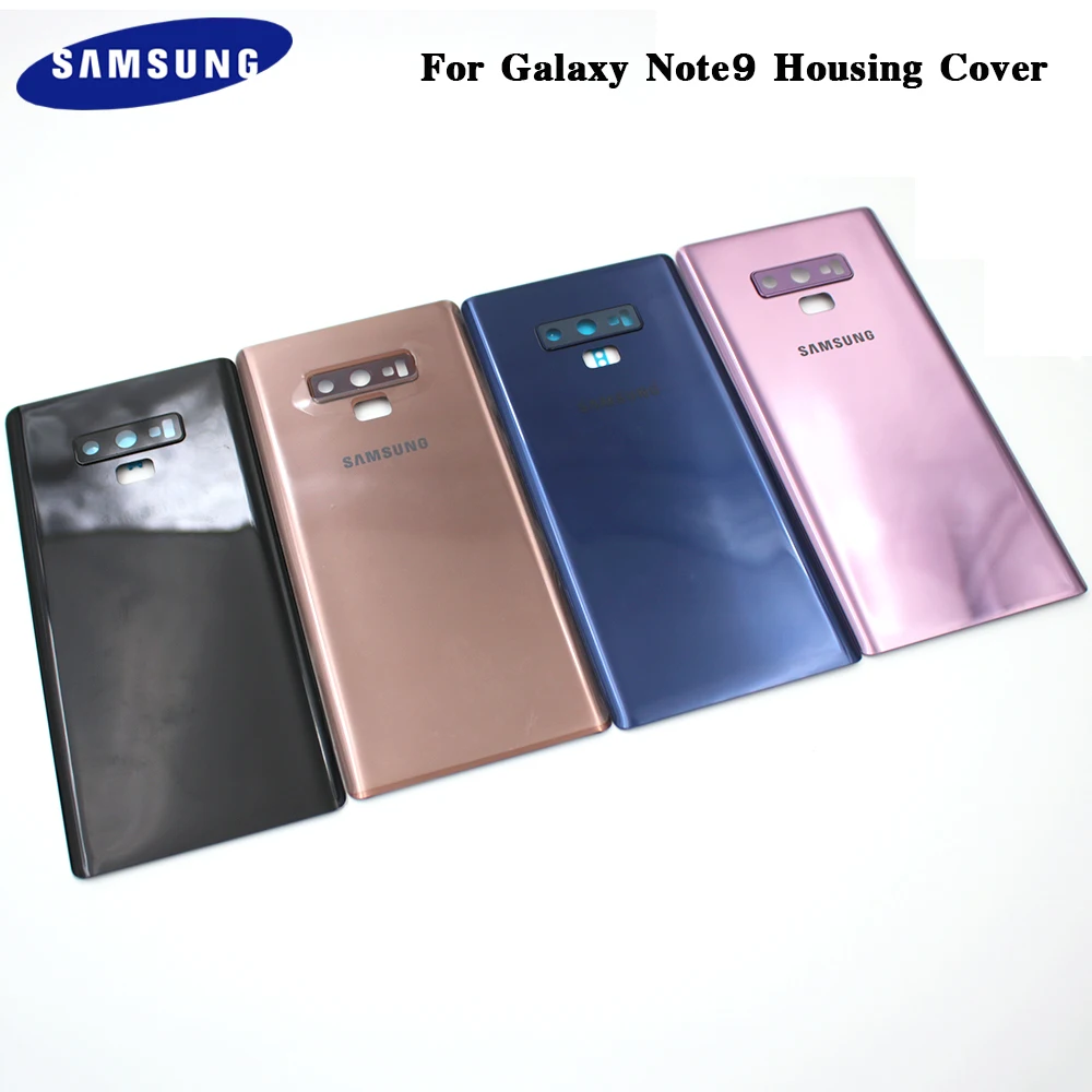 100% оригинальная крышка аккумулятора Samsung задняя дверь корпус с объективом камеры
