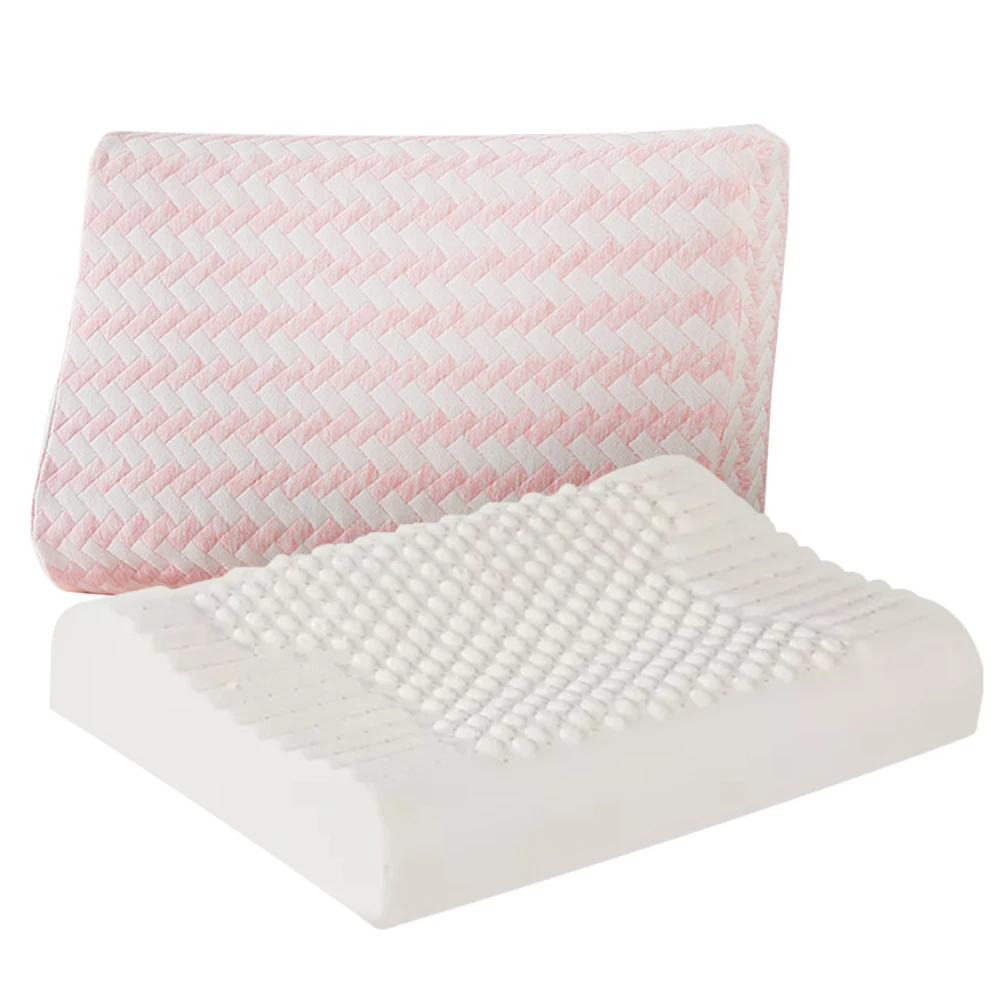 100% натуральные латексные подушки вязаная подушка Массажная для сна с эффектом