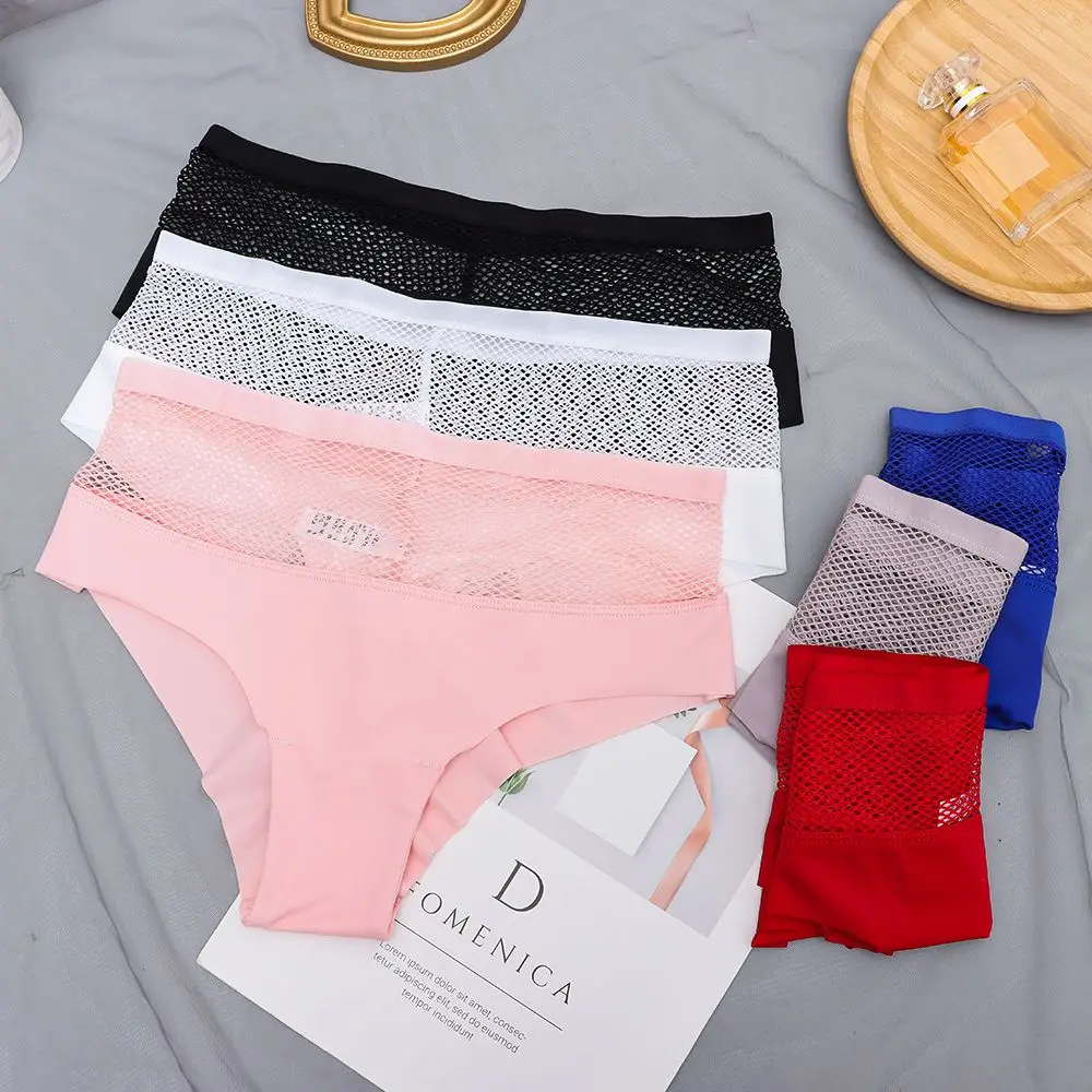 

New Perspective High Waist Women Panties Seamless Sexy Underwear Women See-Through Underpants Intimates Lingerie M-XL