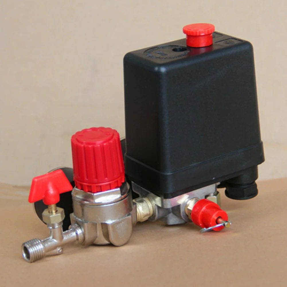 90-120PSI воздушный компрессор универсальный регулятор откачивающий насос практичный переключатель давления фитинги 4 порта с датчиками безопасности