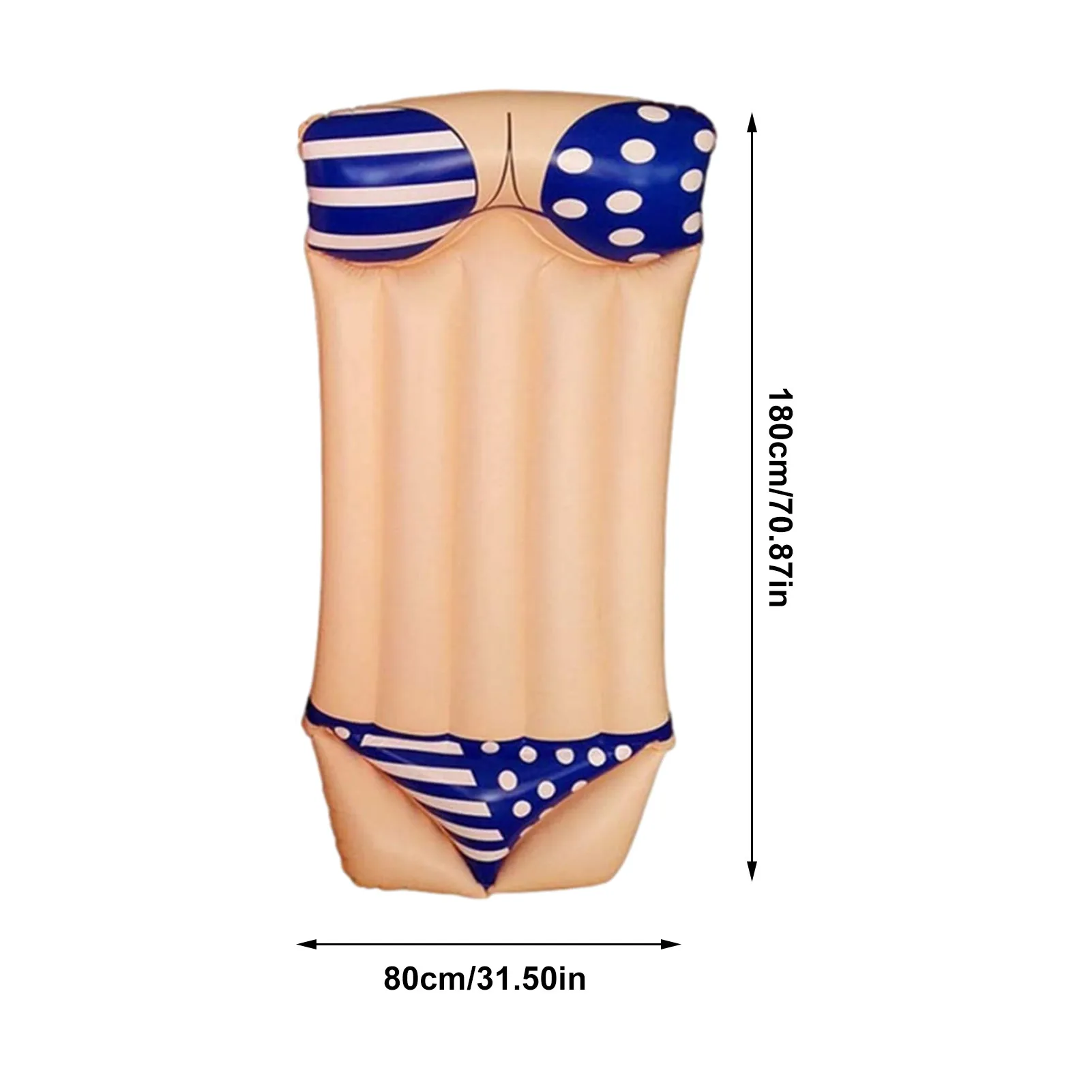 

Bikini Inflatable Floating Bed Heavy-duty Swimming Air Cushion Water Hammock Recline Pool Float Party Toy Summer Gift