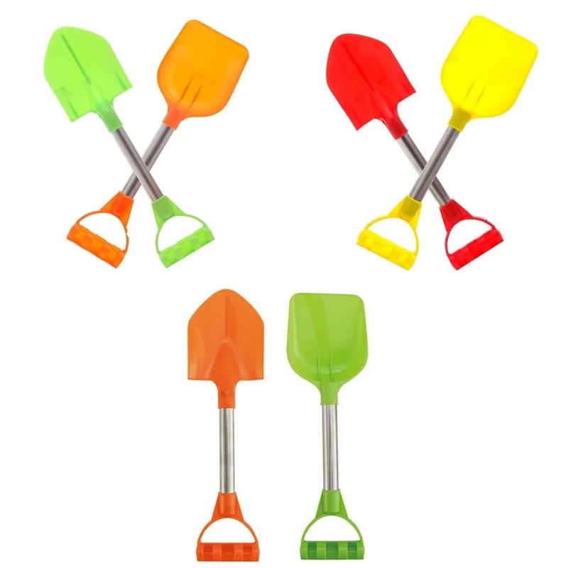 

Summer Baby Digging Sand and Snow Plastic Shovels Toys With Handle Kids Outdoor Gardening Tool 2Pcs Shovel Toys for Sand & Beach