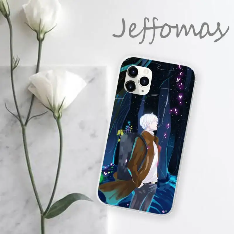 

Mushishi Japanese Anime Phone Case Transparent for iPhone 11 12 mini pro XS MAX 8 7 6 6S Plus X 5S SE 2020 XR