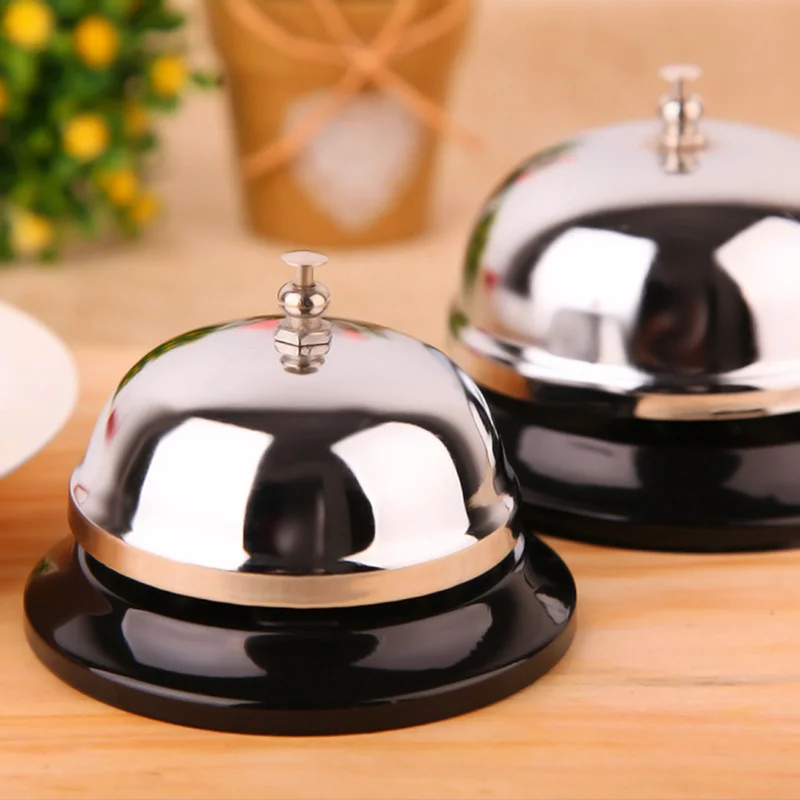 

New Desk Kitchen Hotel Counter Reception Craft Cat Table Stainless Steel Restaurant Bar Ringer Call Bell Service Ring