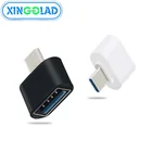 Адаптер USB Type C OTG Женский, адаптер USB Type-c Женский, штекер Micro USB, кабель для зарядки и передачи данных телефона, разветвитель для мобильного телефона