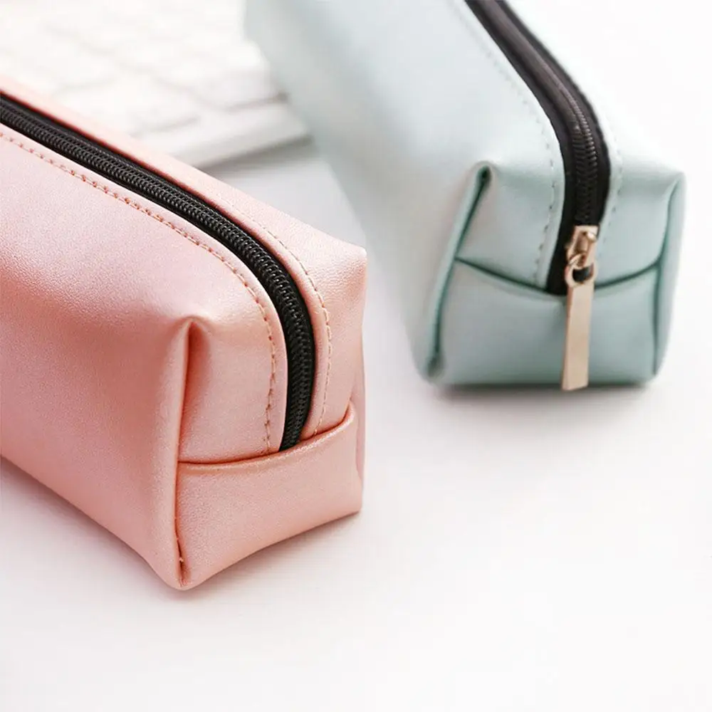 1 шт. кавайный чехол для карандаша Единорог Лазерная большая молния Estuches школьная