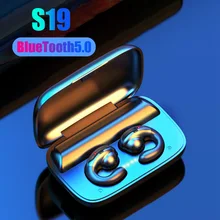 S19 TWS Mini Bluetooth earphones Business Earpieces waterproof IPX7 sports earbuds For xiaomi huawei iphone wireless Headphones
