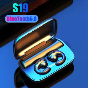 s19 tws mini bluetooth earphones business earpieces waterproof ipx7 sports earbuds for xiaomi huawei iphone wireless headphones free global shipping