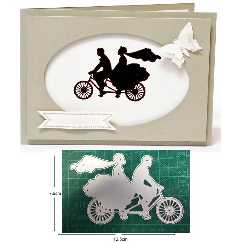 Металлические штампы для высечки пара штампов украшения мотоцикла Скрапбукинг