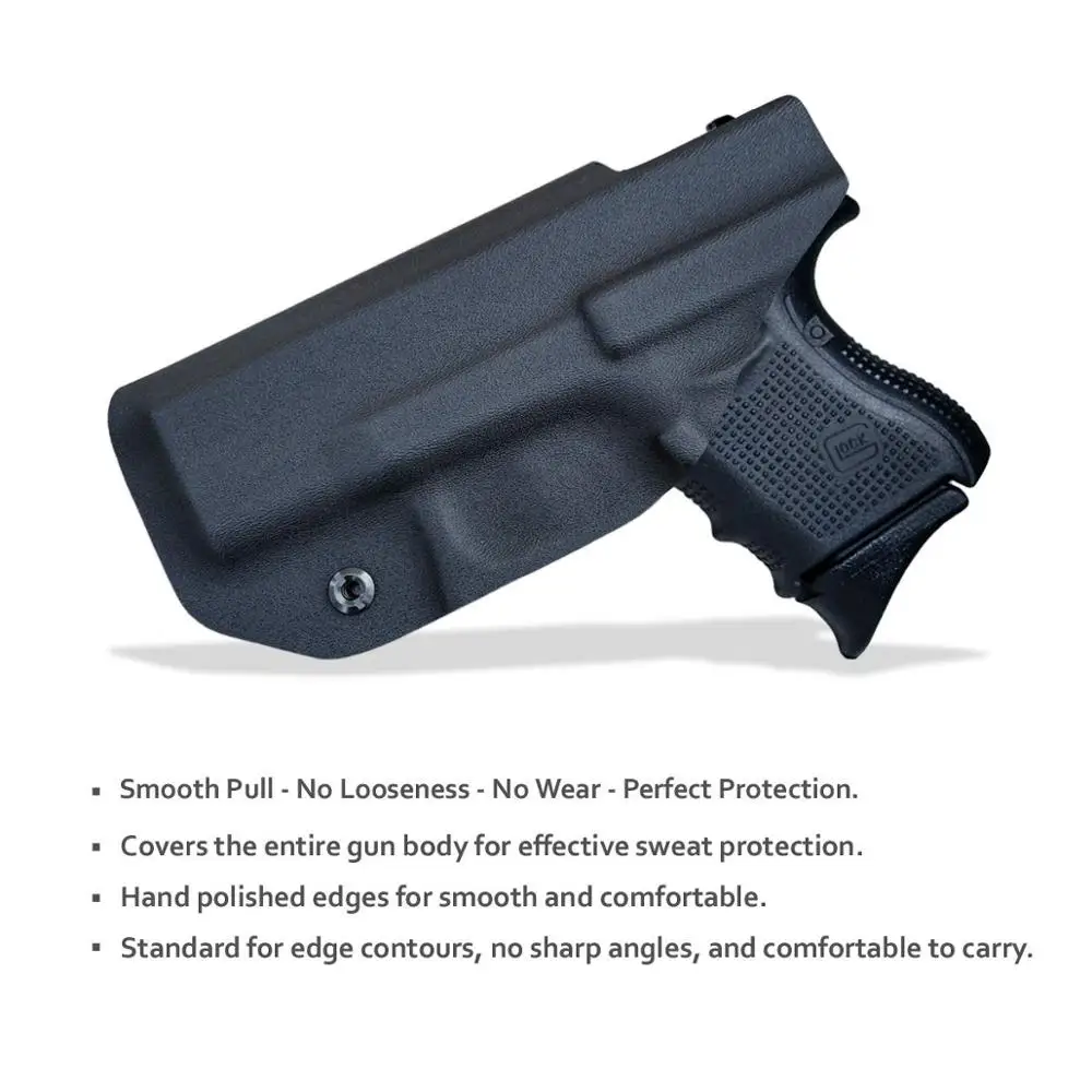 PoLe.Craft KYDEX кобура IWB Glock 26 27 33 пояс для переноски Скрытая чехол пистолета |