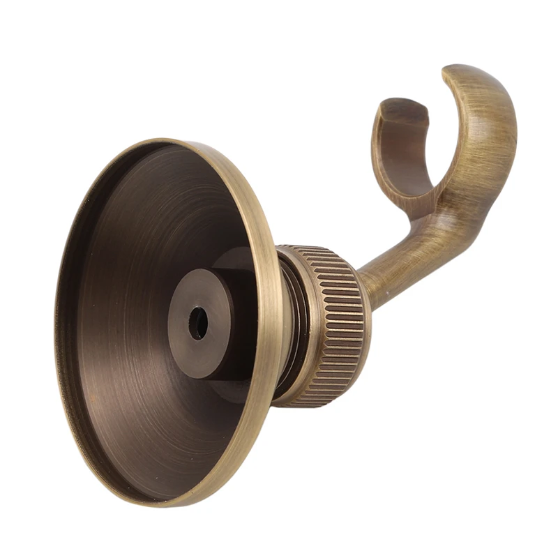 

Retro Antique Brass Bathroom Hand Held Shower Head Holder Bracket Bathroom Hardware Accessory Wall Mounted Hook