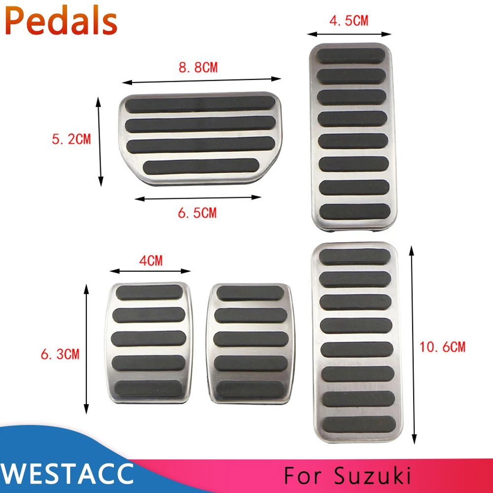 Car Pedals for Suzuki SX4 Aerio Ciaz Vitara S-Cross Splash Ignis Kizashi Sidekick Samurai Gas Brake Pedal Covers Accessories | Автомобили