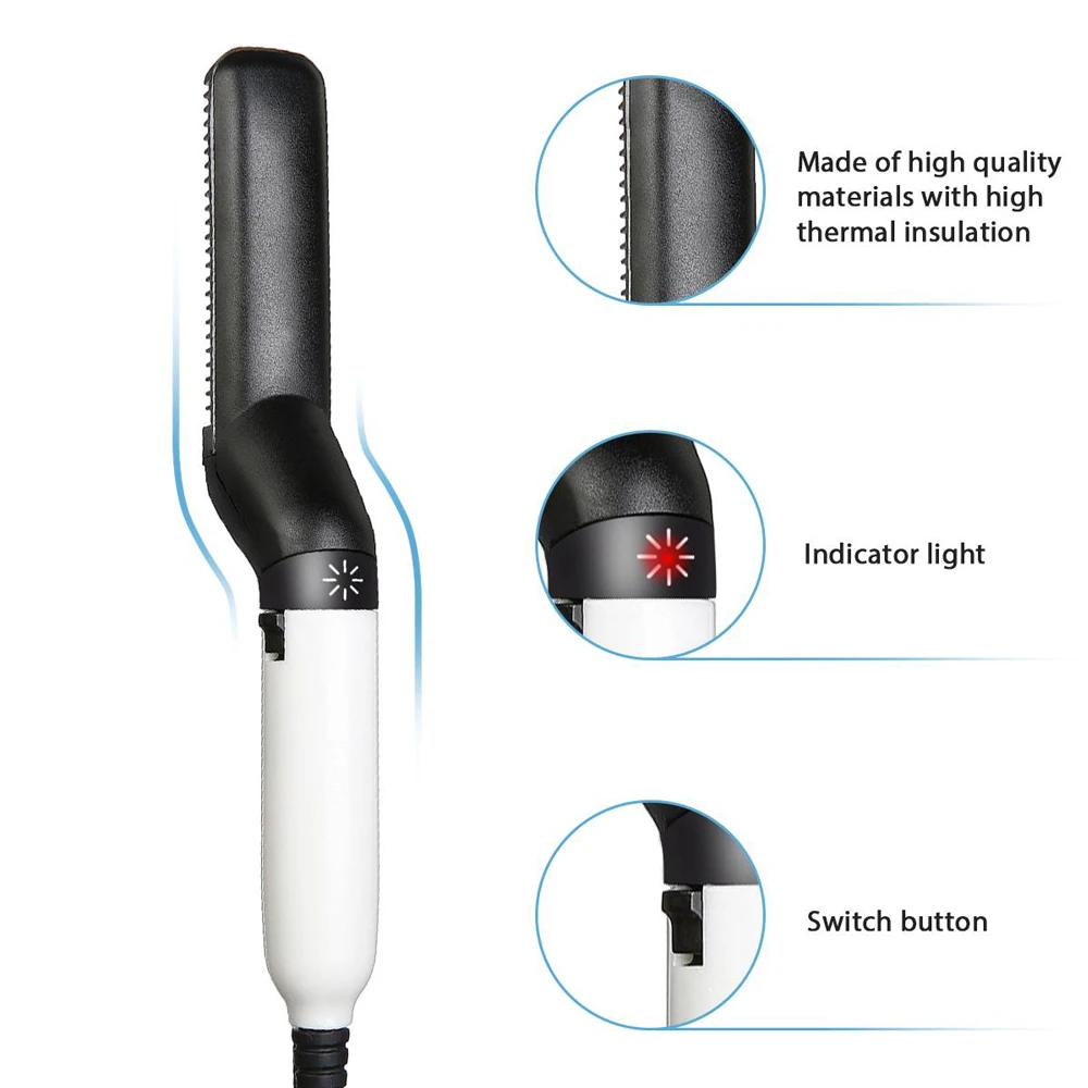 Многофункциональная щетка для выпрямления бороды электрическая расческа волос