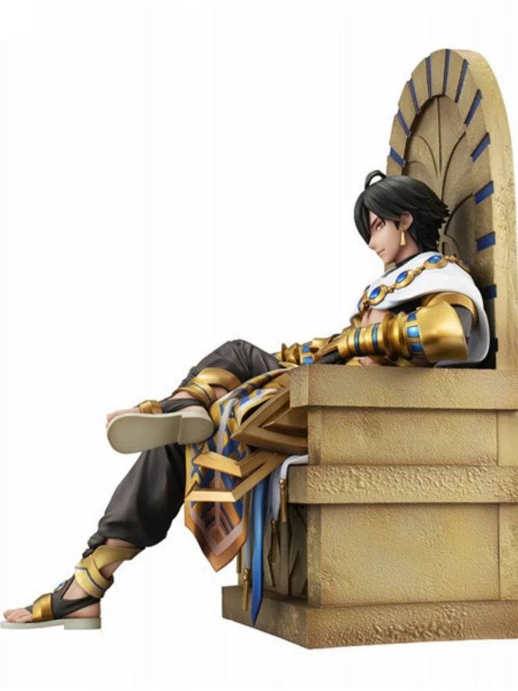 Japan Anime Fate Prototype FGO fate Grand Order Ramesses II Ozymandias Sitting Statue PVC Action Figure Model Toys Doll lelakaya | Игрушки и