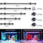 Светодиодная лампа для аквариума, 90-260 В, водонепроницаемая подводная декоративная лампа для баки, погружная лампа для выращивания растений, 18-58 см