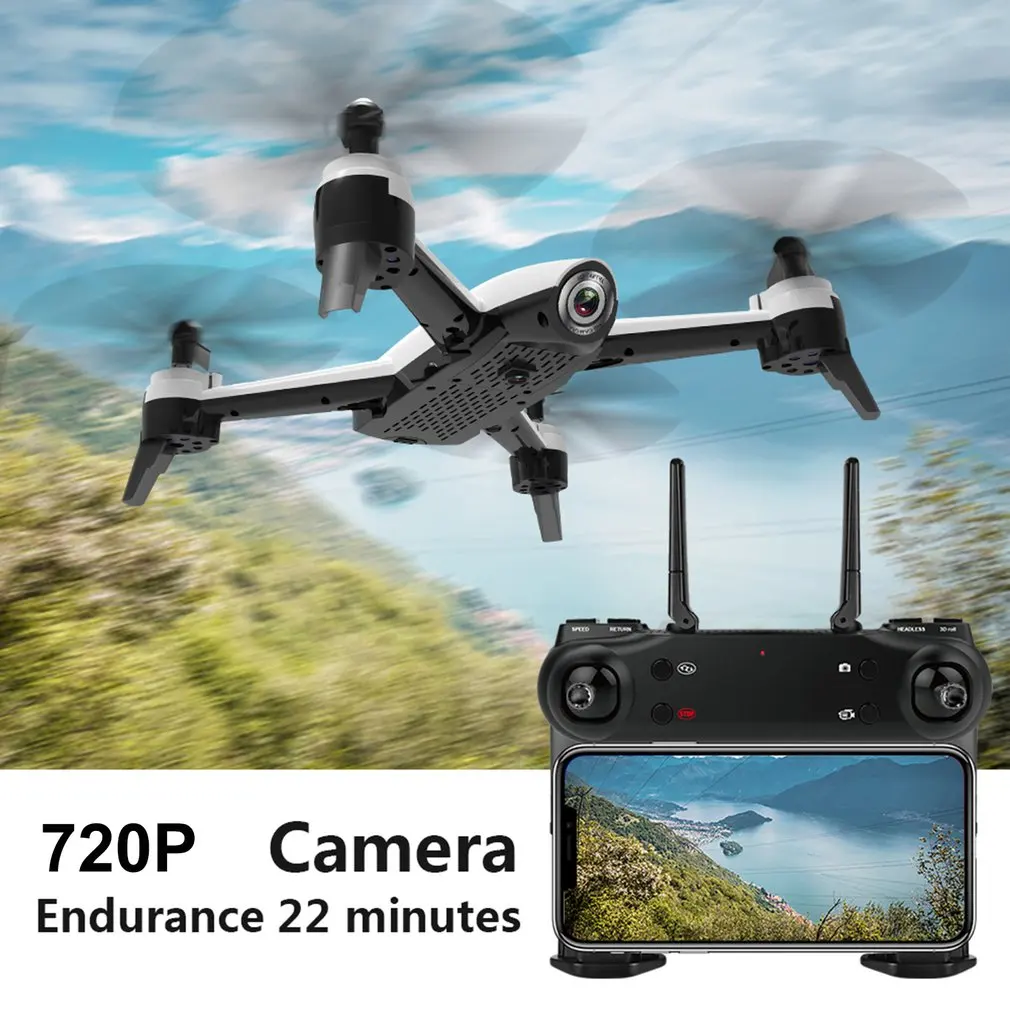 SG106 Радиоуправляемый Дрон с 720 P/1080 P/4 K HD двойной камерой FPV Wi-Fi в реальном времени воздушная видео оптический поток Радиоуправляемый вертолет модель 2/3 батареи