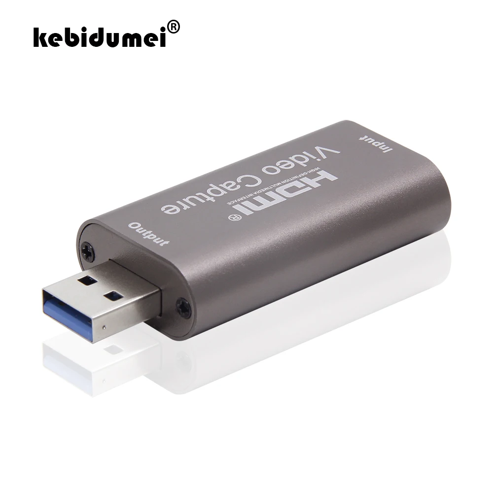 4K 60 Гц Карта видеозахвата для PS4 игр DVD видеокамера запись USB 3 0 2 HDMI совместимый