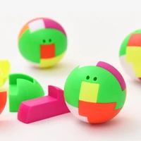 2022 new puzzle assembling ball education toys children gift creative plastic boy nostalgic classic mini multi color pendant