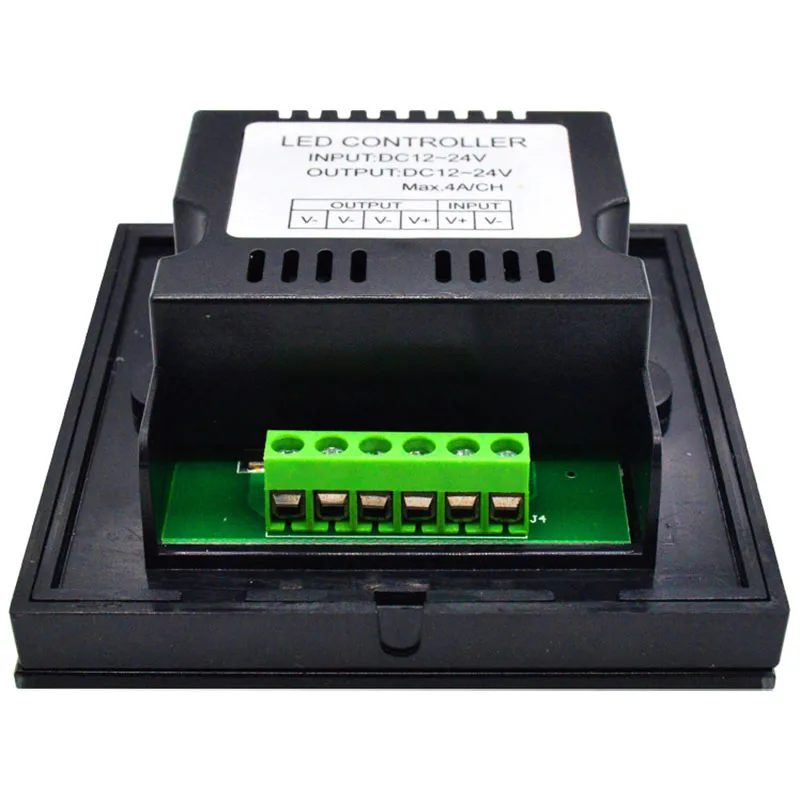 DC 12-24V LED Press Screen Controller for Single-Channel Panel Control of RGB Color-Changing Bar Lights | Безопасность и защита