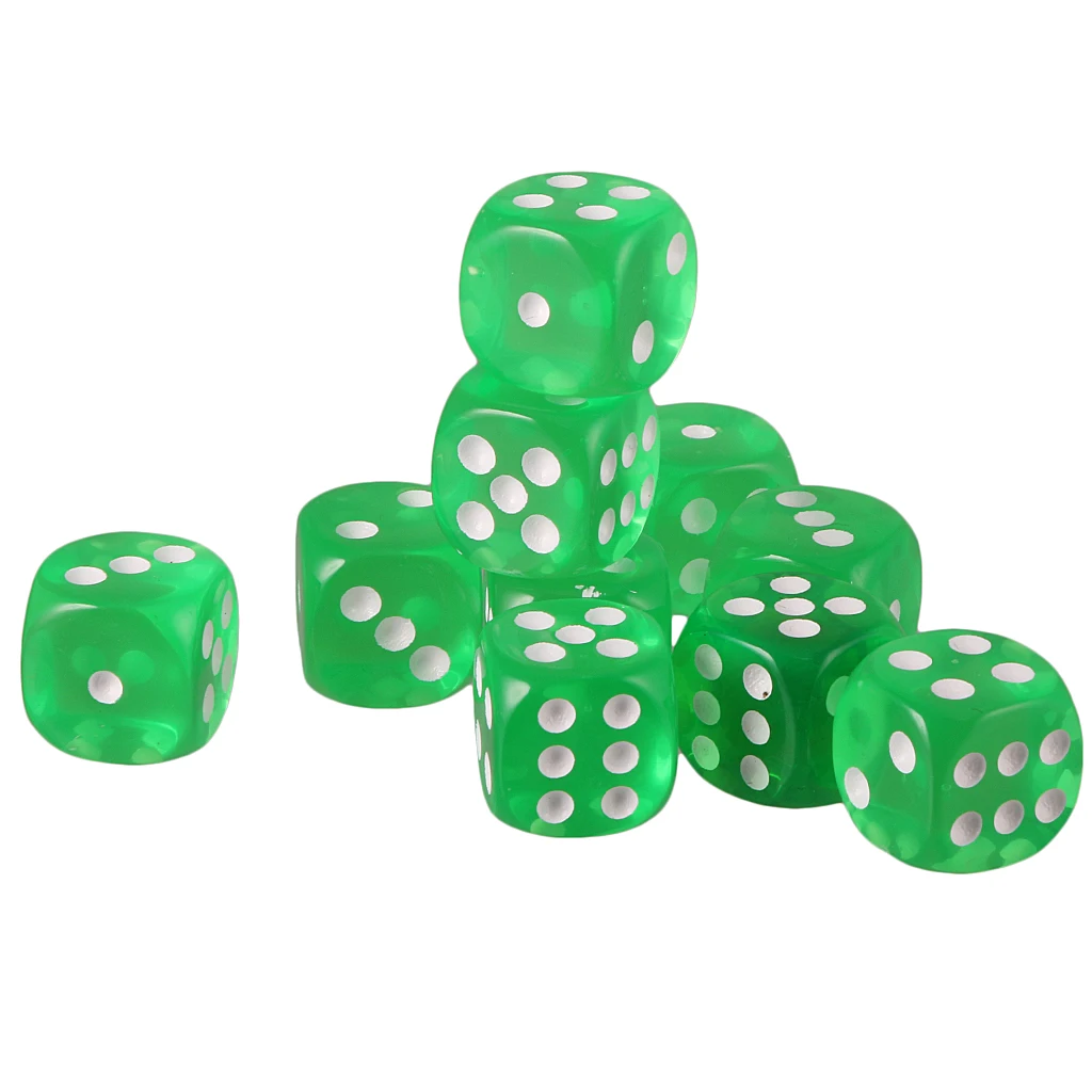 20 шт настольная игра D6 пластиковые формы для питьевой игры D & ролевые