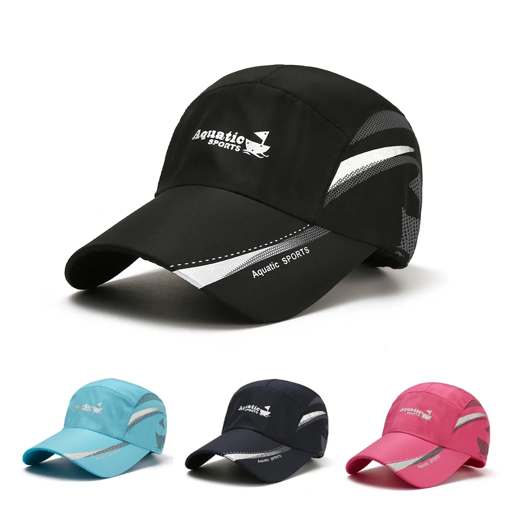 

Men Women Baseball Caps Quick Dry Sport Snapbacks Hot Style Hats for Man Adjustable Hats 56-60 cm