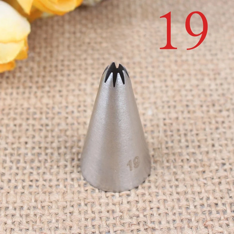 Насадка из нержавеющей стали #19 насадка для торта Кондитерская помадка|Формы