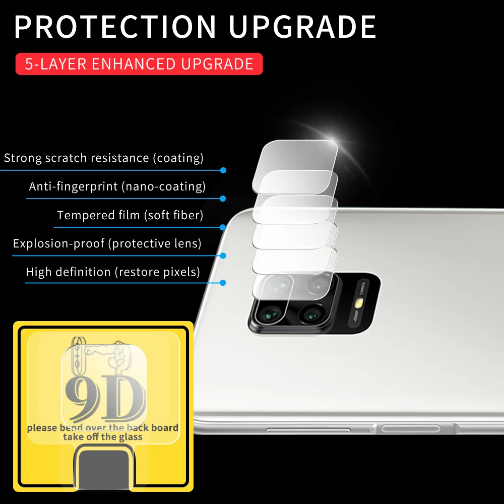 1 шт. Защитное стекло для объектива Xiaomi Mi 10 Lite Mi10 Pro Redmi K30 Note 9 8 8T 8A пленка экрана