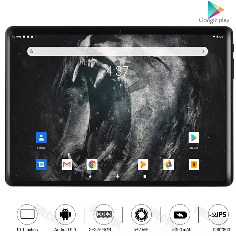 Новинка 10 дюймов Android 9 0 планшет сеть 4G LTE мобильный телефон 32 ГБ памяти 2.5D Стекло HD