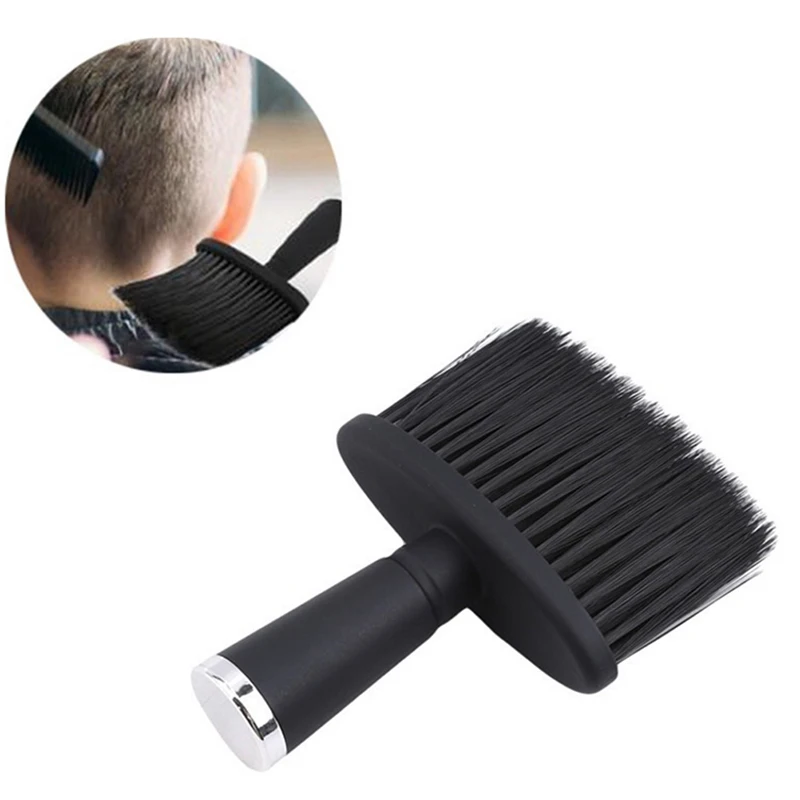

Professional Soft Black Neck Face Duster Brushes Barber Hair Clean Hairbrush Beard Brush Salon Cutting Hairdressing Styling Tool