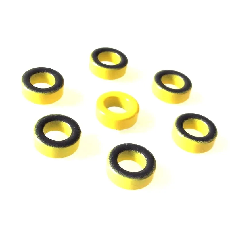 

Iron powder cores T50-6 OD*ID*HT 13*7.7*5 mm 4nH/N2 8.5uoIron dust core Ferrite Toroid Core toroidal yellow gray PR 13mm