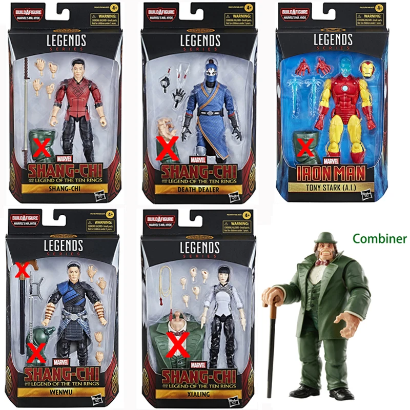 

Фигурки героев аниме Hasbro, легенды Marvel, Шанг-Чи, лорд звезд, гражданский воин, сиалинг, Тони Старк (A.I), дилер смерти, кукла для детей