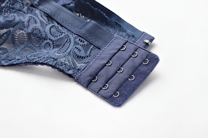 Бюстгальтер кружевной Xiushiren на косточках с вышивкой цвет в ассортименте размера