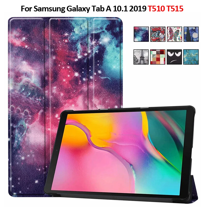 Чехол для Samsung Galaxy Tab A 10 1 2019 чехол T510 T515 складная кожаная Магнитная подставка