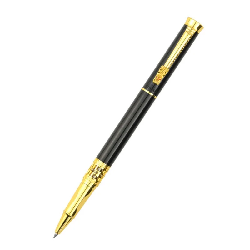 

Luxury Business Office Sign Pen Hollow Metal Ballpoint Pens Student Writing School Rollerball Pen Stationery Supplies 03779