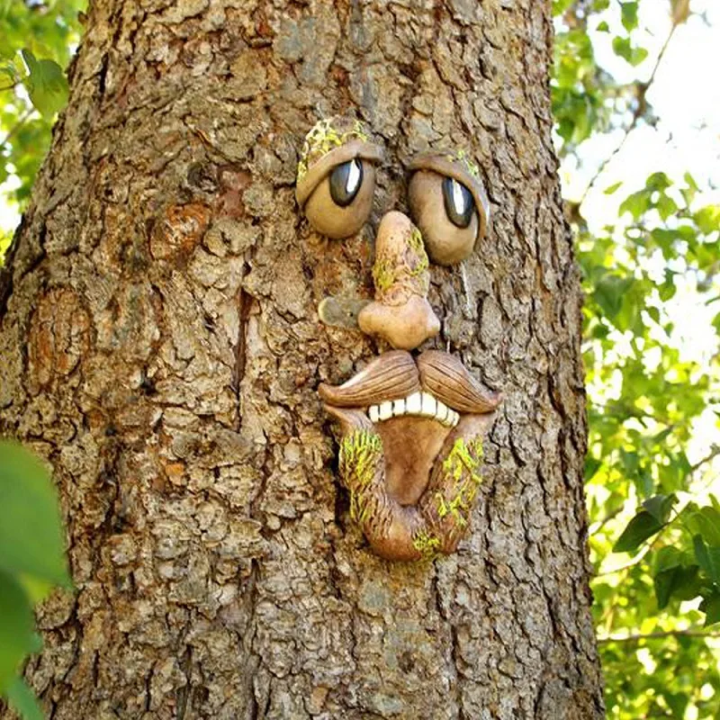 

Old Man Ghost Face Facial Features Decoration Easter Outdoor Creative Props Garden Decoration Outdoor Garden Decoracion