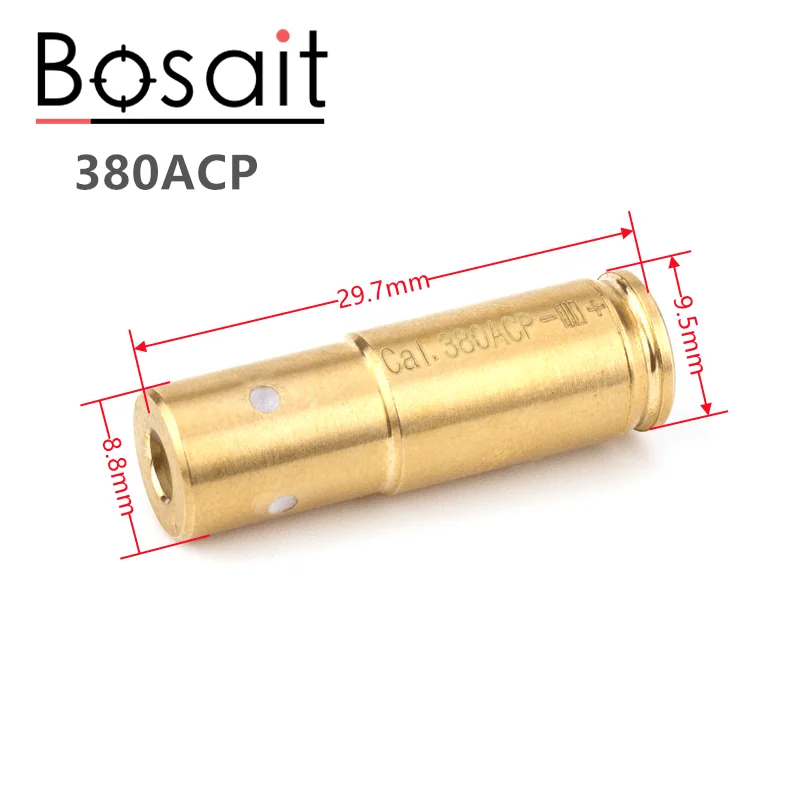 Лазерный коллиматор bosa 380ACP с красным лазером патрон ACP Коллиматорный прицел