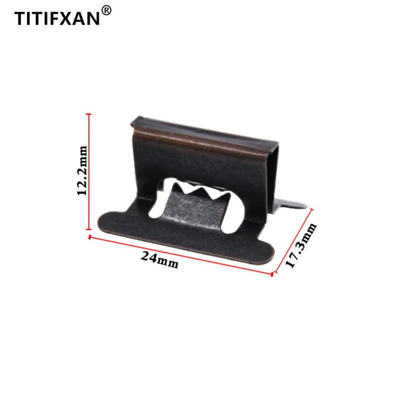 

10PCS Car Rear Bumper iron Clasp Clip For Mitsubishi V3 Lancer Fastener