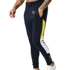 Штаны спортивные мужские повседневные, джоггеры, тренировочные штаны для фитнеса, простроченные, хлопковая спортивная одежда, на осень-зиму