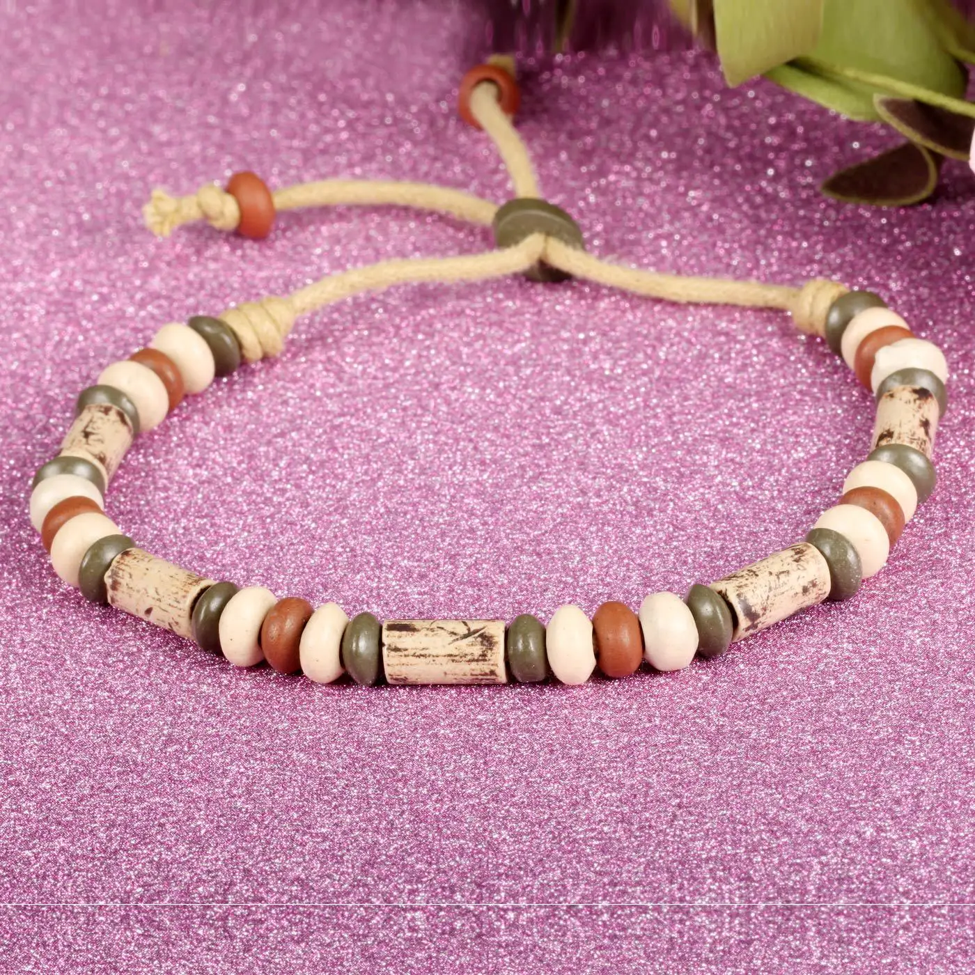 Регулируемые браслеты для мужчин женщин детей наручный браслет коричневая