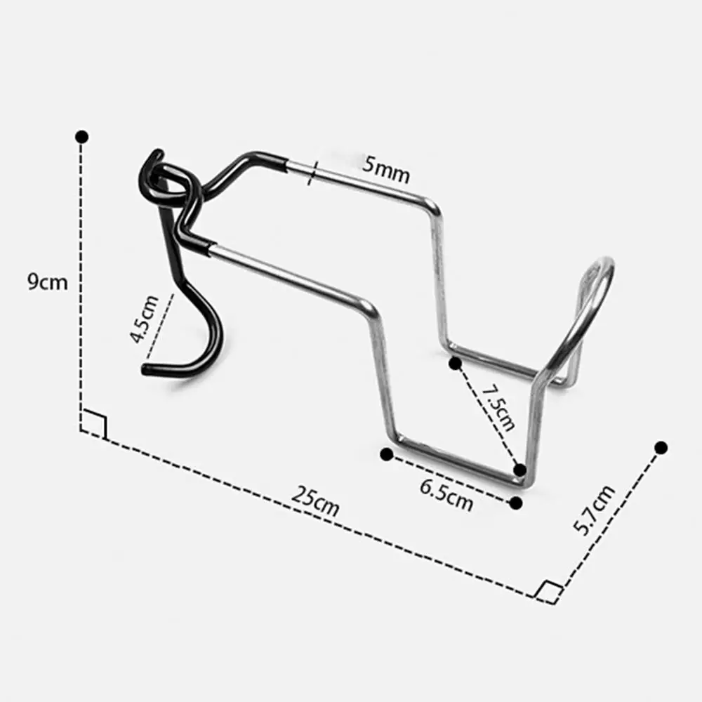 

Stainless Steel Camping Fishing Chair Water Bottle Holder Bracket Hanging Rack Fishing Chair Water Bottle Holder Bracket Hanging