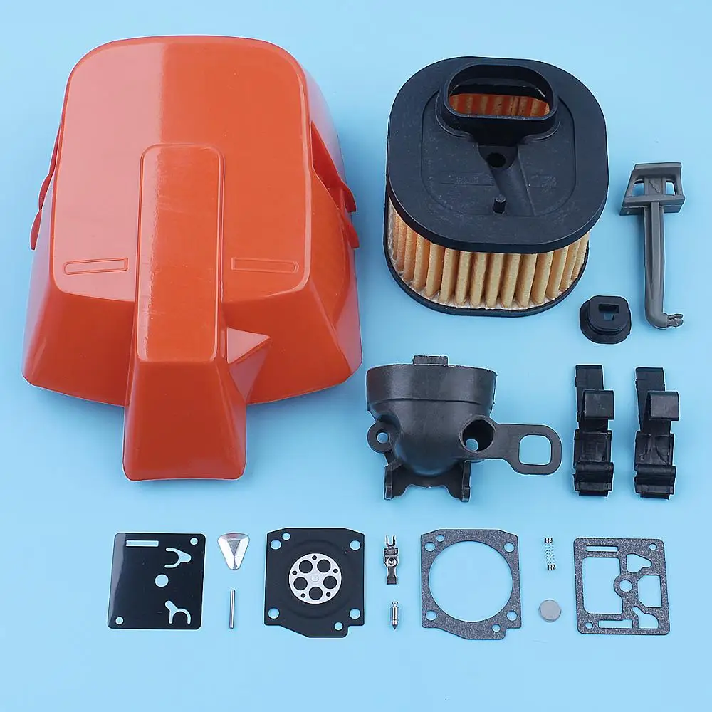 

Top HD Air Filter Cover Intake Adaptor Kit For Husqvarna 372XP 365 362 371 372 Chainsaw 503 81 77-01 Replacement Spare Parts
