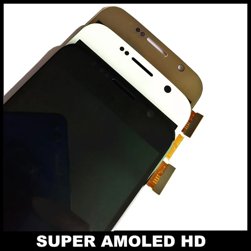 100% протестированный супер Amoled для SAMSUNG Galaxy S6 G920 G920F G920FD G920A G920K ЖК-дисплей +
