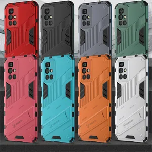 holder case for redmi 10 cover for xiaomi redmi 10 capas armor phone bumper kickstand shockproof back cover for redmi 10 fundas free global shipping