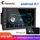 Автомагнитола Camecho, мультимедийный плеер на Android, с GPS, Wi-Fi, USB, FM, 7 