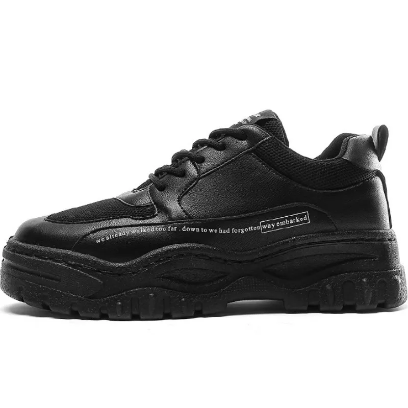 Новинка весна-осень 2019 модная мужская обувь кроссовки на платформе повседневная