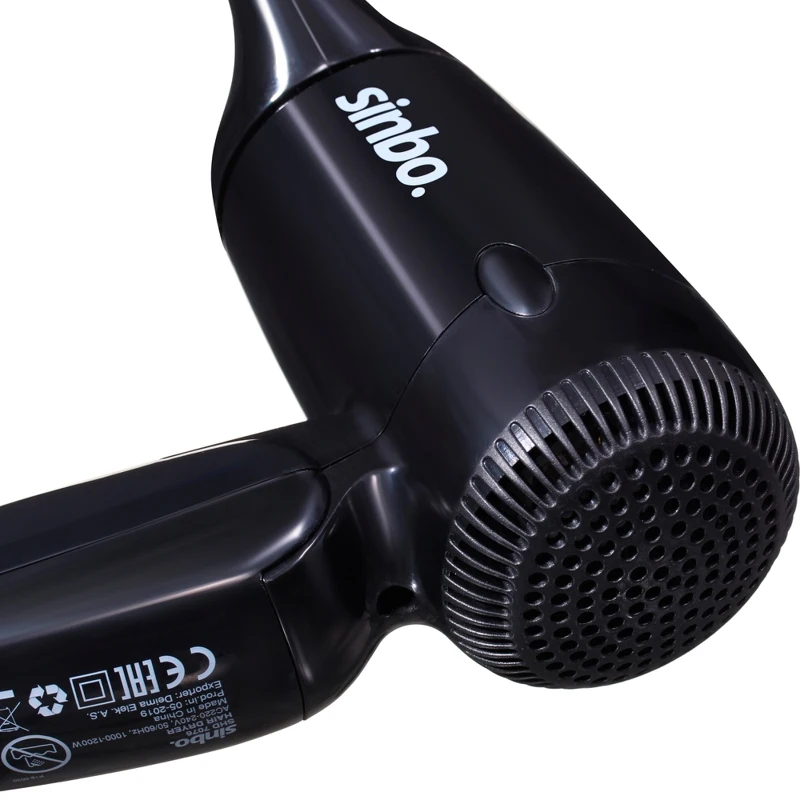 Фен SINBO SHD 7076 дорожный 1200Вт черный | Бытовая техника