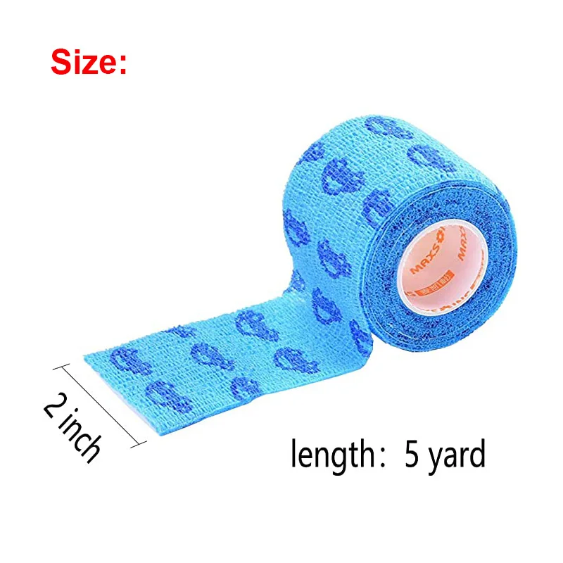 Повязка Спортивная эластичная самоклеящаяся Нетканая из дышащей ткани |