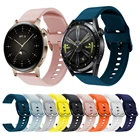 Силиконовый ремешок для HUAWEI Watch GT Runner GT3 42 мм 46 мм GT2 Pro, спортивный браслет для Honor Watch GS 3 Magic2, аксессуары для часов