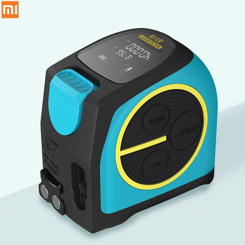 Xiaomi Youpin USB зарядка лазерная рулетка многофункциональное измерение хранение данных Высокоточный ЖК-цифровой дисплей