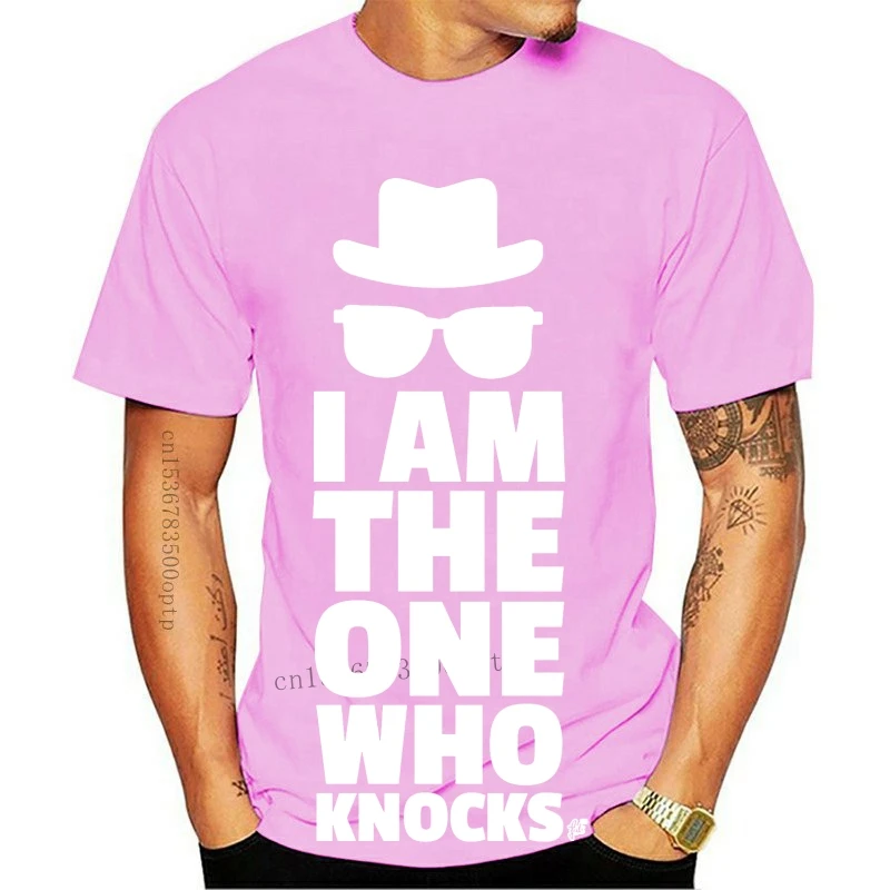 

New I Am The One Who Knocks Bad Walter Break White Mens T-Shirt 2021 Funny Brand Clothing top tee